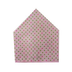 플리에 아동용 연두땡땡이 두건 2개