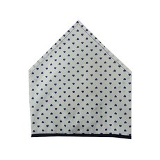 플리에 아동용 곤색하트 두건 2개