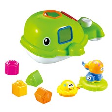 아가플러스 고래와 친구들 목욕놀이, 1개, 3세이상, 혼합색상