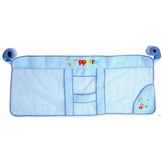 뽀뜨로 일자형 7부 망사 포대기, 블루