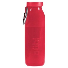 bubi 多用途矽膠水瓶 650ml, 紅色的, 650毫升