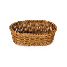 韓國 Good Friend PP仿藤橢圓籃, 單一顏色