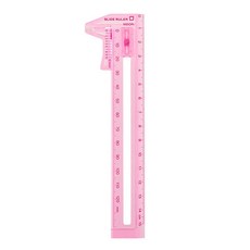 [미도리] CL 두께측정 자, 핑크
