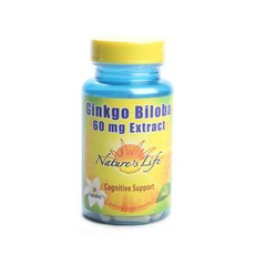 네이쳐스라이프 징코 빌로바 추출물 60mg 캡슐, 50개입, 1개, 60정