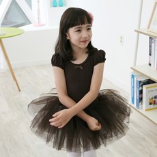 발레키즈 여아용 쇼콜라티 튜튜 발레복
