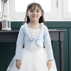 발레키즈 여아용 비앙카 레이스 가디건