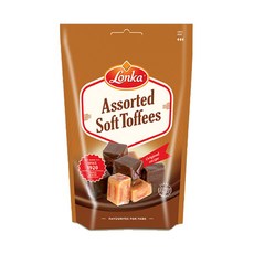 [LONKA] 어솔티드 소프트 토피(바닐라&초코), 160g, 2개, 2개