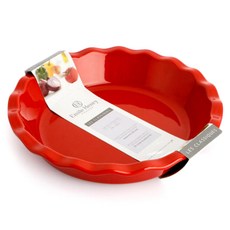 에밀앙리 세라돈 파이접시, 레드, 1개