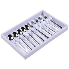 코렐코디네이츠 핸드크레프트 젠세라믹 티스푼 티포크 10p, 3종 (티스푼 (15cm), 티포크 (15cm), 케이스 (21 x 26 cm)), 1개