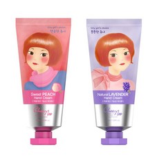 츄니 핸드크림 스위트피치 50ml + 내츄럴라벤더 50ml 세트, 2세트