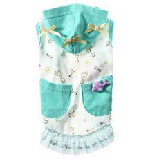 BloomingDog 印花口袋寵物連帽T恤