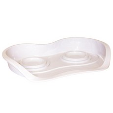 MP 펫 메뉴 식기, 화이트, 1개