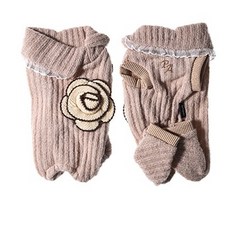 Puppy Angel 寵物用 Rose Marine 連身毛衣, 米色