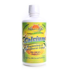 네이쳐스라이프 칼슘 마그네슘 & 포스포러스 리퀴드 바닐라 맛 무설탕, 946ml, 1개