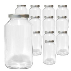 三光 銀色高款果醬瓶 850ml 收縮膜, 2種(玻璃罐+收縮膜), 12個