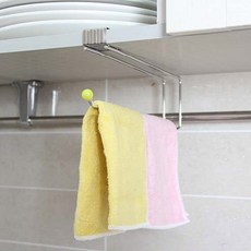 선우랜드 클립형 키친 타올걸이, 실버, 1개