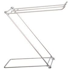sunwooland 折疊抹布衣架 銀色
