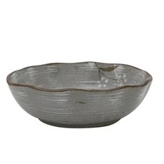 로코 설화 웨이브구프 찬기 중, 그레이, 1개