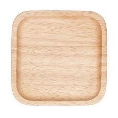 원데이리빙 사각컵받침, 우드, 1개, 1개