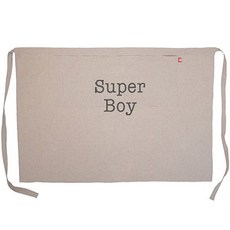 의미가 린넨 기본 앞치마 SUPER BOY, 1개