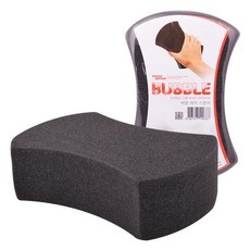 피스모터 버블 세차 스폰지, 2개, 블랙