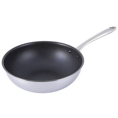 CHEFLINE 5層不鏽鋼單柄平底炒鍋, 26cm, 1個
