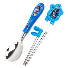 스푼 에디슨젓가락 케이스세트, 지파이터스, 3p (스푼 1p, 젓가락 1p, 케이스 1p), 1개
