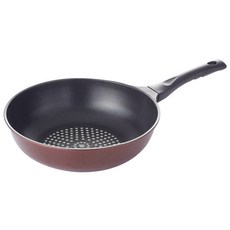 Kitchen-Art 鑽石塗層深型平底炒鍋 酒紅色, 28cm, 1個