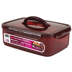 로이첸 플라스틱 아삭이 김치통 B형, 2.8L, 1개