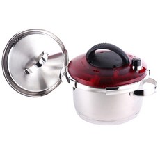 CHEFLINE 雙耳壓力鍋+鍋蓋組, 4L, 混色