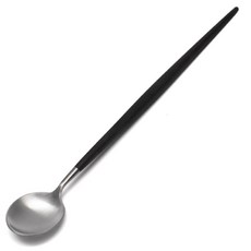 큐티폴 고아 롱드링크스푼, 블랙, 1개