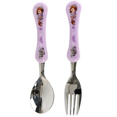 소피아웨이브 스푼포크세트, 퍼플, 1개