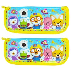 뽀로로 교정용 젓가락 케이스, 옐로우, 2개