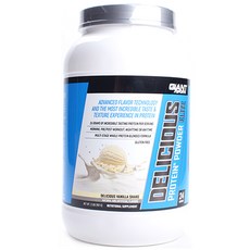 자이언트스포츠 딜리셔스 프로틴 파우더 엘리트 단백질 보충제, 907g, 바닐라(Vanilla), 1개