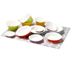 신우 이녹스프랑 파스텔 본차이나 반상기 홈세트 12p, 6종, 1개