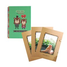 Jmilk 小熊家族產前日記本+紙相框 3入