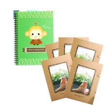 Jmilk My Little Super Mong 懷孕超音波相簿/胎教相簿 + 此時此刻 J-Milk 紙相框 5入, 1套