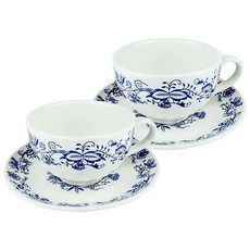 MAZUOKA Zwiebelmuster 維也納大咖啡杯 2人組, 混合色, 1套