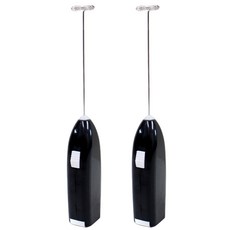 버블 자동 미니거품기 2개입, 블랙, 1개