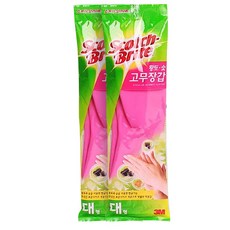 쓰리엠 고무장갑 일반형, 2개, 대(L)