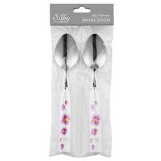 Silby 花朵印花柄湯匙, 1個