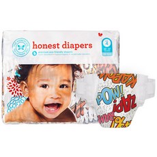 어니스트 프리미엄 Comic Book 밴드형 기저귀 남녀공용 4단계 (7~12kg)