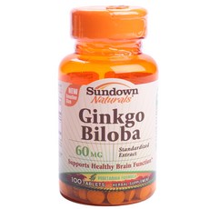 선다운네츄럴스 징코 빌로바 60mg 타블렛, 100개입, 1개, 100정