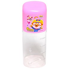 뽀로로 트라이탄 계량물병, 핑크, 280ml, 1개