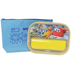 올인원 가방 스텐 식판도시락, 슈퍼윙스