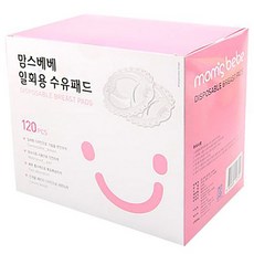 mom's bebe 一次性哺乳墊, 120張, 1盒