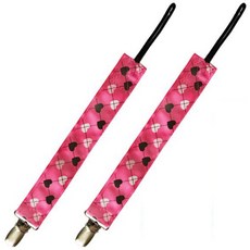 아가프라 맘스핑거 노리개젖꼭지홀더, 핑크하트, 2개