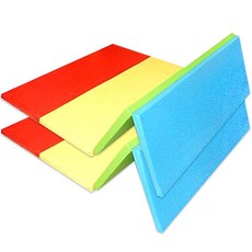 레인보우 베이비 폴더매트 4단 2개, 비비드