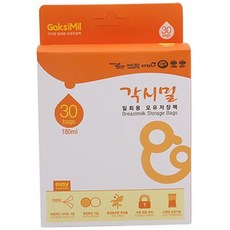 각시밀 일회용 모유저장팩, 30개입, 1개