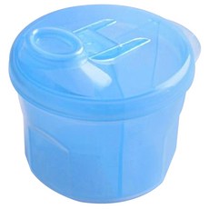 benian 3格旋轉式多用途奶粉盒, 藍色, 1盒